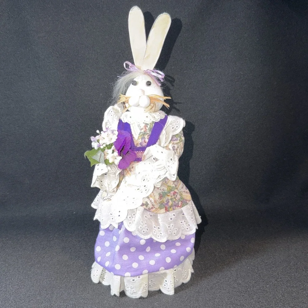 Vintage Easter Bunny Figurine 12